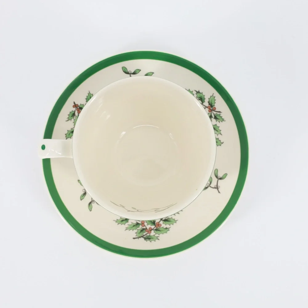 VTG Spode Christmas Tree Tea Cup + Saucer‎ England